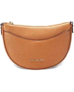 Michael Kors Small Dover Leather Crossbody Bag - Brown
