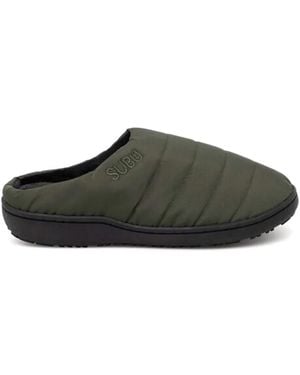 SUBU Quilted Slippers - Green