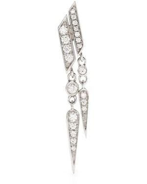 Statement Paris Anyway Diamond Drop Earring - White