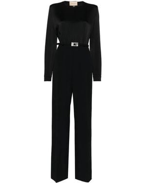 Gucci Jumpsuit Mit Gürtel - Schwarz