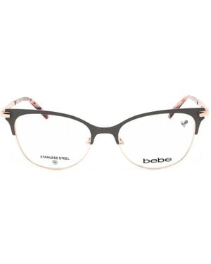 Bebe Cat-Eye Frame Glasses - White
