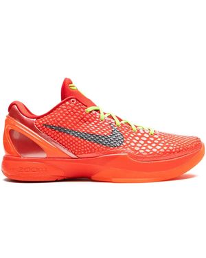 Nike Kobe 6 Protro "Reverse Grinch" Sneakers - Red