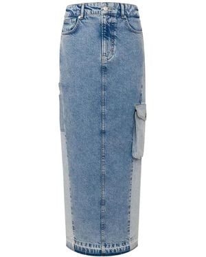 Moschino Denim Maxi Skirt - Blue