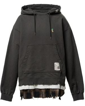 Maison Mihara Yasuhiro Triple Layered Hoodie - Grey