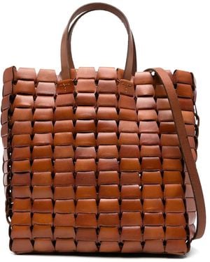 Dragon Diffusion Bolso Shopper De Piel - Marrón