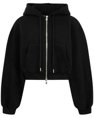 RÙADH Sudadera Corta Augustine Con Capucha - Negro