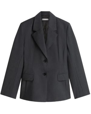 Tommy Hilfiger Blazer Boutonné À Carreaux - Black
