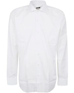Barba Napoli Button-Fastening Shirt - White
