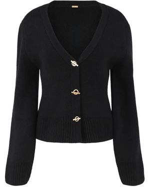 Cult Gaia Jos Cardigan Mit V-Ausschnitt - Schwarz