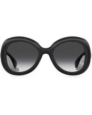 Moschino Round-Frame Sunglasses - Black