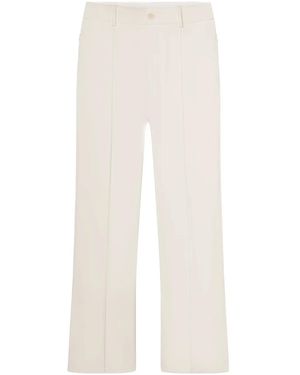 FRAME Pantaloni Crop Svasati - Bianco