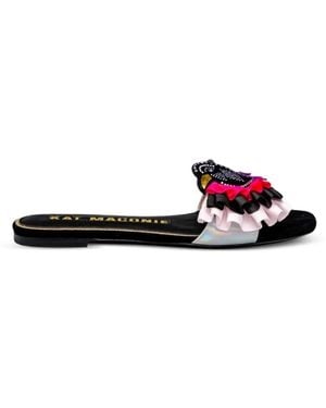 Kat Maconie Ruffled Sandals - White