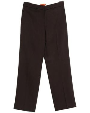 Barena Pressed-Crease Tailored Pants - White