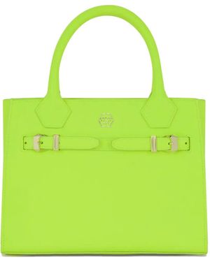 Philipp Plein Small Logo-Detail Tote Bag - Green