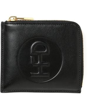 Honey Fucking Dijon Logo-Debossed Zip-Fastening Wallet - Black