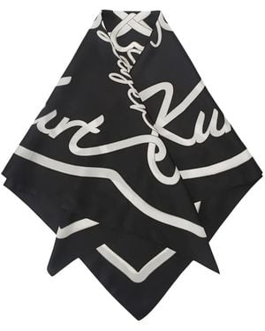 Kurt Geiger Foulard Con Stampa - Nero