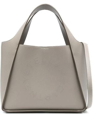 Stella McCartney Stella Logo Tote Bag - Grey