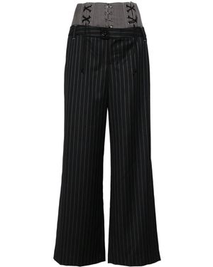ANDERSSON BELL Hose Mit Doppelter Taille - Schwarz
