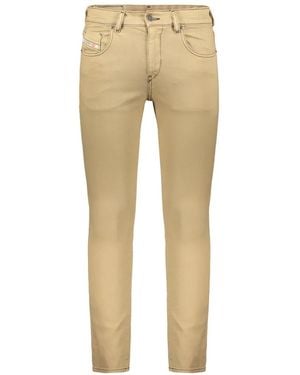DIESEL Detailed Stitching Skinny Jeans - Natural