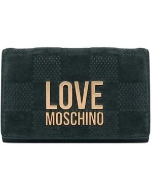 Love Moschino Quilted Chain-Link Shoulder Bag - Black