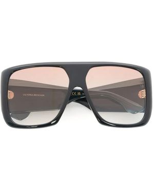 Victoria Beckham Oversized Square-Frame Sunglasses - Grey