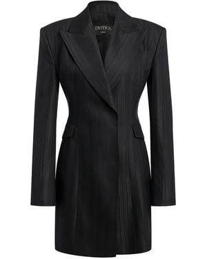 Dondup Robe Courte À Manches Longues - Noir