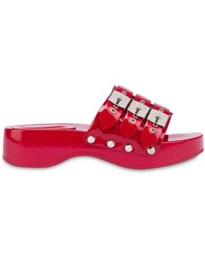 Philosophy Di Lorenzo Serafini Sandali Pescura X Scholl - Rosso