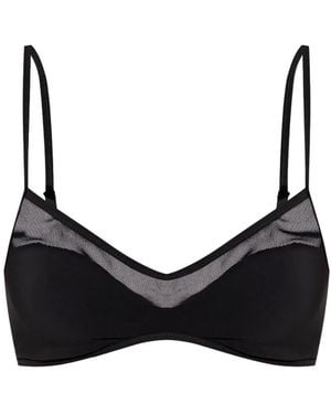 Tory Burch Semi-Transparentes Bikinioberteil - Schwarz