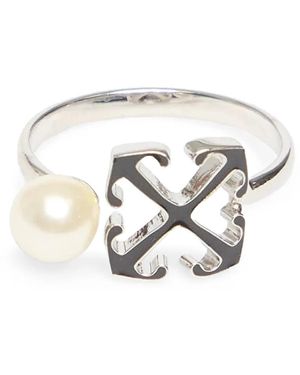 Off-White c/o Virgil Abloh Arrow Ring - White