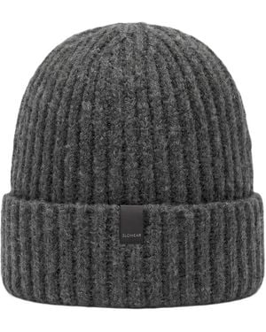 Slowear Ribbed-Knit Beanie Hat - Grey