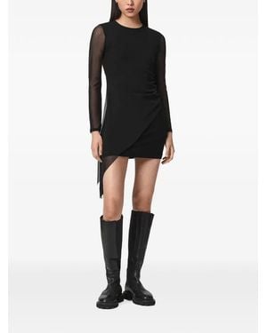 AllSaints Ruched Mini Dress - Black