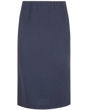 Seventy Textured Skirt - Blue
