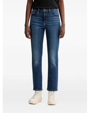 Levi's 724 Whiskering-Effect Jeans - Blue