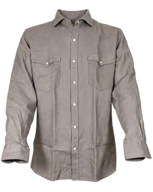 Guglielminotti Chemise À Poches Poitrine - Gris