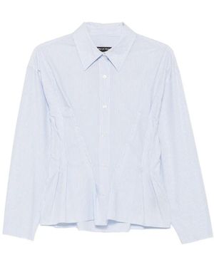 MERYLL ROGGE Camisa A Rayas - Blanco
