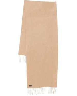 Canali Fringed Scarf - Natural