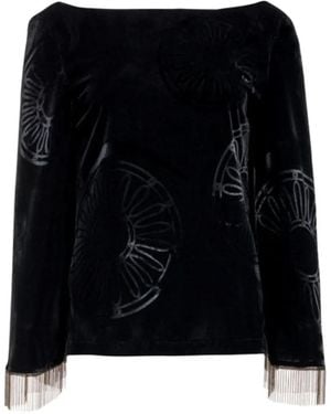Themis Z Top Kyma Con Cuentas - Negro