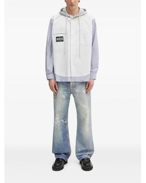 Ambush Panelled Hoodie - Grey