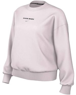 Nike Logo-Print Jumper - Pink