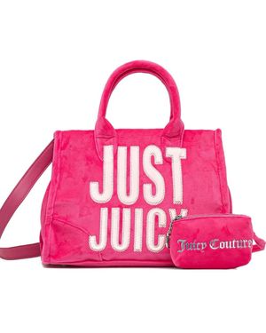 Juicy Couture Iris Patch Tote Bag - Pink