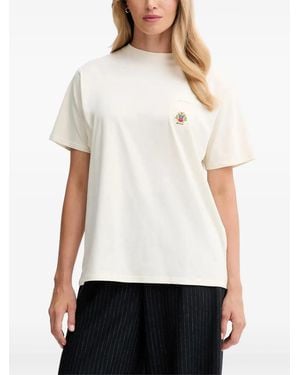 Bally Logo-Embroidered T-Shirt - White