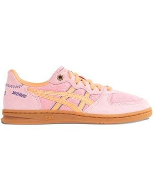 Asics Baskets Skyhand À Lacets - Rose