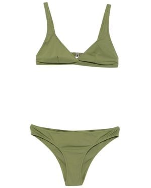 Laura Urbinati Sormonto Triangle-Top Bikini - Green