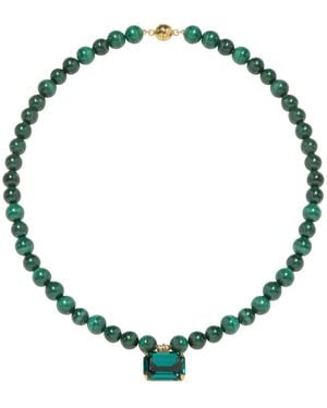 Jennifer Behr Beaded Sidonie Necklace - Green