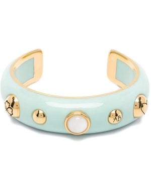 Aurelie Bidermann Bracciale Dysie Con Turchese - Bianco