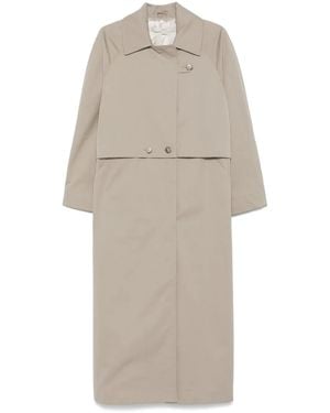 Remain Cotton Trench Coat - Natural