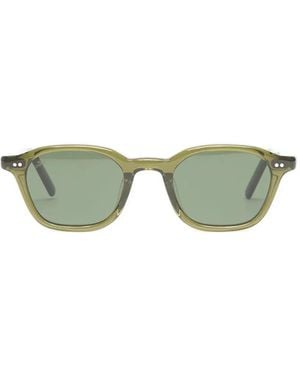 AKILA Nomos Square-Frame Sunglasses - Green