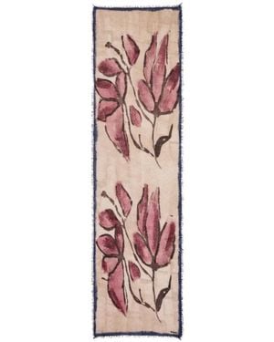 Faliero Sarti Tulip Floral-Print Scarf - Pink