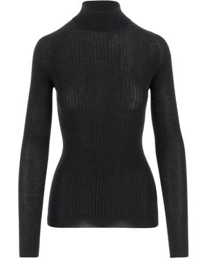 Sa Su Phi Jersey con cuello alto - Negro