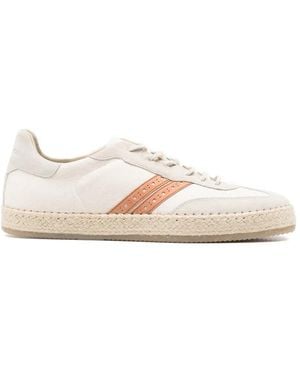 Woolrich Gestreifte Sneakers - Weiß